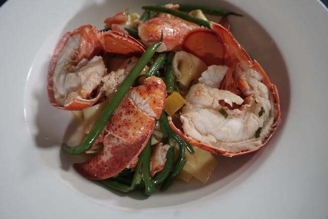 The lobster, haricot verts and pasta for Pasta Nautika can be made in advance. 



[The Providence Journal/Sandor Bodo]