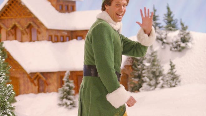 Will Farrell stars in “Elf,” which is showing at Easy Tiger on Sunday.
