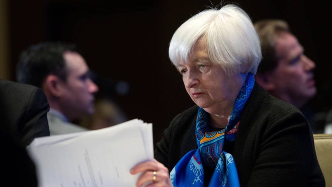 Federal Reserve Chair Janet Yellen is pictured on March 23, 2017. (Associated Press)