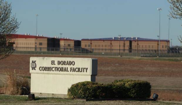 This file photo shows the El Dorado Correctional Facility in Butler County. (File photo/The Associated Press)