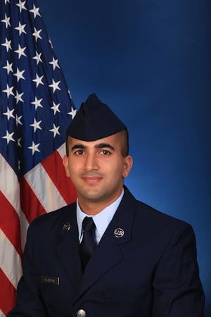 U.S. Air Force Air National Guard Airman Shivam Sachdeva graduated from basic military training at Joint Base San Antonio-Lackland, San Antonio, Texas. [Courtesy Photo]