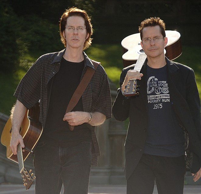 The Guthrie Brothers will share songs, stories and trivia during their Simon and Garfunkel tribute next week at the Bristol Riverside Theatre.