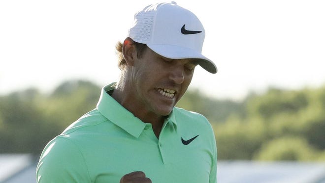 Brooks Koepka earned his way onto the PGA Tour by starting his career in Europe. Other American players are following suit. (AP Photo/Charlie Riedel)