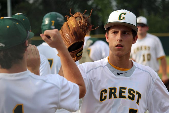 Riley Cheek has committed to UNC-Charlotte to play baseball. [JACK FLAGLER/THE SHELBY STAR]
