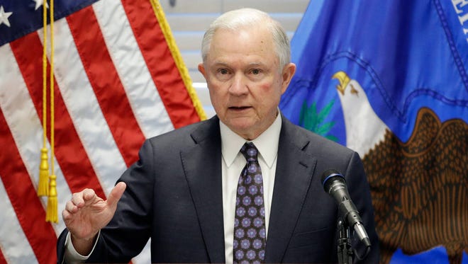 In this July 12, 2017, file photo, Attorney General Jeff Sessions speaks in Las Vegas. (Associated Press)