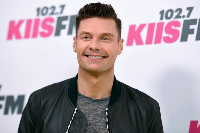 In a May 13 file photo, Ryan Seacrest arrives at Wango Tango at StubHub Center, in Carson, Calif. Seacrest will be back hosting “American Idol” when it returns for a first season on ABC. Kelly Ripa made the announcement Thursday on “Live with Kelly and Ryan,” which she has co-hosted with Seacrest since he joined her in May.