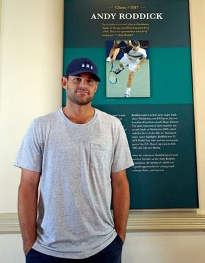 Andy Roddick will be inducted into the International Tennis Hall of Fame on Saturday.