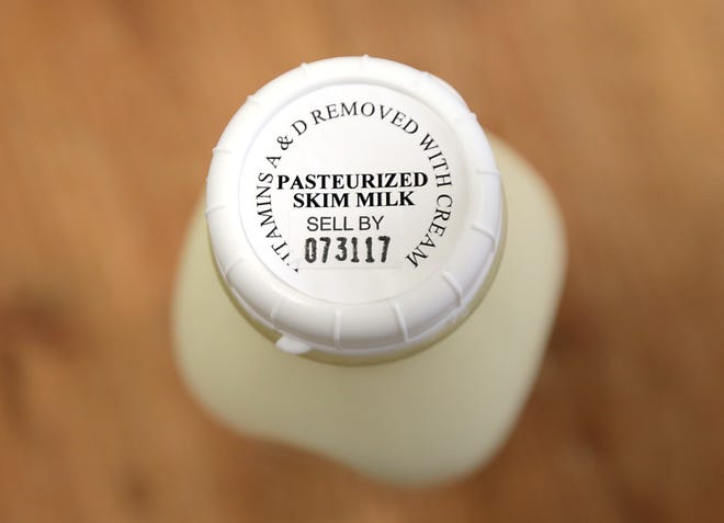 Ocheesee Creamery and the Florida Department of Agriculture recently reached agreement on the labels atop the creamery's skim milk. [PATTI BLAKE/THE NEWS HERALD]