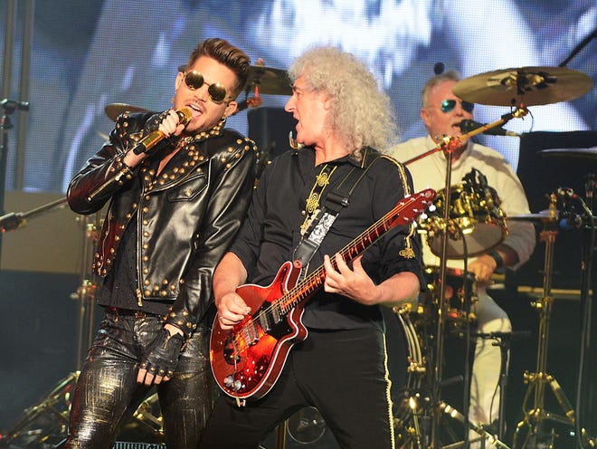 Queen and Adam Lambert are at the TD Garden in Boston. 

[AP, file / Steve Spatafore]
