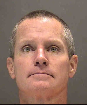 Curtis Walma, 55, is accused of impersonating a police officer and criminal mischief. [Provided by Sarasota County Sheriff's Office]
