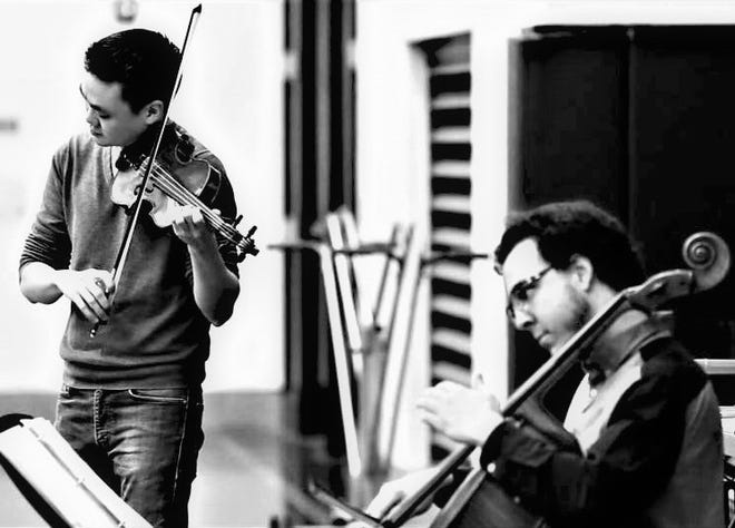 Cellist Jeremy Crosmer and violinist Gene Hahn will be guest artists in this year's Summer String Festival. [COURTESY PHOTO]