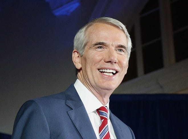 As a key swing vote, Portman has been involved in talks with President Donald Trump and Vice President Mike Pence about altering the Senate proposal. (File photo)