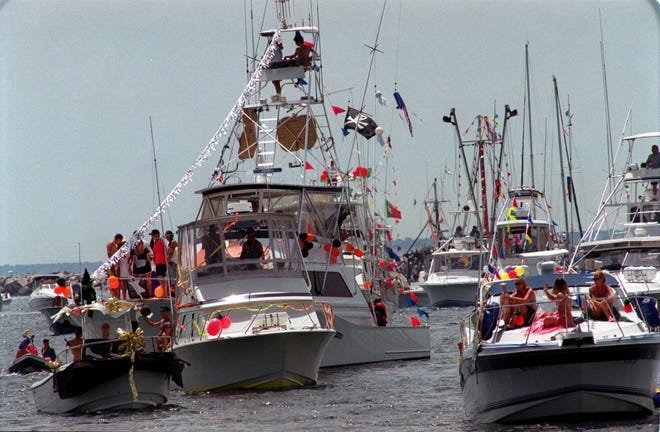 The annual Blessing of the Fleet takes place Saturday at the State Pier in Galilee. [The Providence Journal, file / Glenn Osmundson]