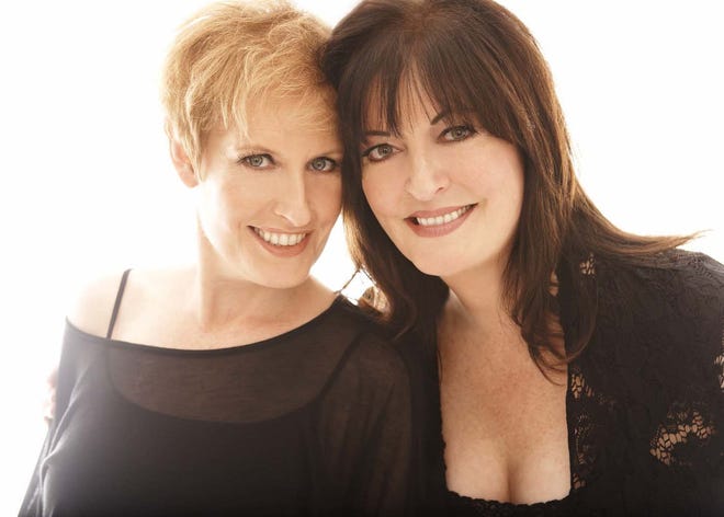 Liz Callaway, left, and Ann Hampton Callaway will bring "Sibling Revelry," part of the Pocono Mountains Music Festival, to Skytop Lodge on Sunday. [PHOTO PROVIDED]