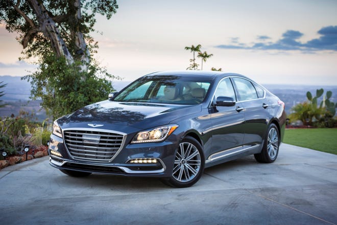 The 2018 Genesis G80 from Hyundai is an attractive, satisfying luxury car with few faults. [Hyundai 
]