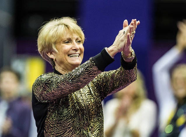 D-D Breaux was named SEC Coach of the Year this past season for the eighth time in her career. Photo by LSUsports.net.