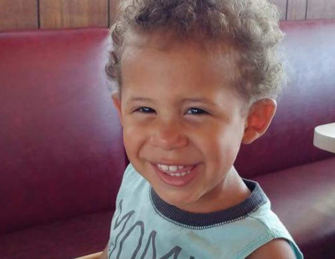 Jaxson Terrell Love, 2, died Friday after suffering a severe head injury allegedly inflicted by his stepmother, Chalsey Maynard, who was in court Monday in the case but did not enter a plea. [COURTESY ILENE WATERMAN]