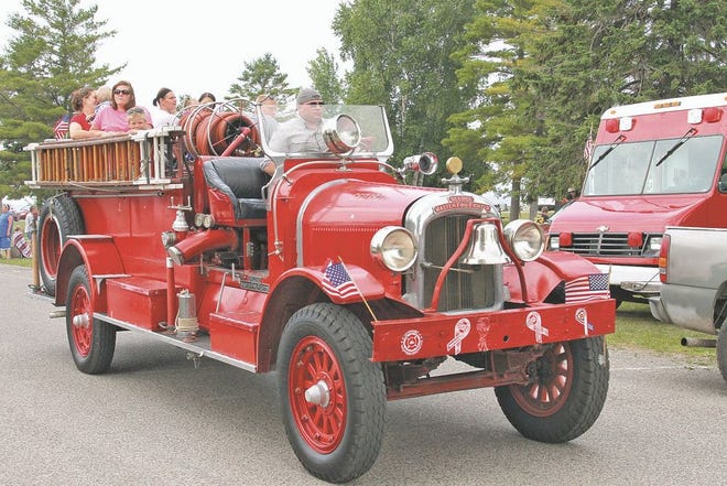 Kids and adults alike always enjoy rides on the CCFD's 1927 Deluge fire truck during the kids free picnic, which is taking place on Aug. 6.