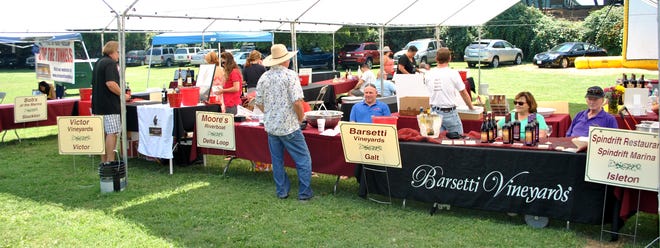 Visitors can taste wine and sample food and meet people with different businesses along the Delta at Saturday's Taste of the Delta. {CALIFORNIA DELTA CHAMBER OF COMMERCE/COURTESY]