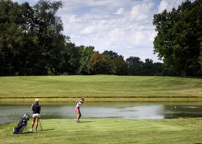 Statistics show participation in golf is down since its height in popularity during the 1990s. Springfield's Drysdale Junior Golf Tournament, which this year was played on two public courses and Illini Country Club, above, has seen the number of entries decline from more than 600 in 2002 to just less than 230 this year. [Rich Saal/The State Journal-Register]