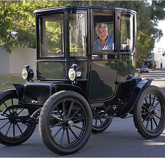 Jay Leno drove his Stanley steam-powered car to the summit of New Hampshire's Mount Washington. [Photo provided]