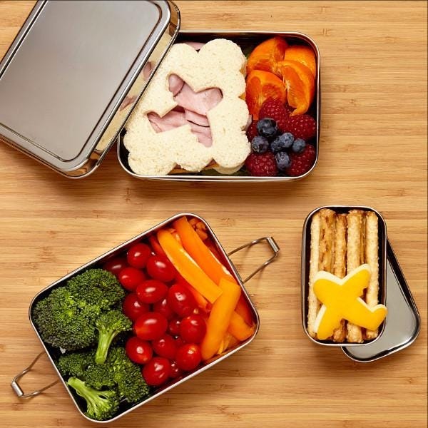 Reusable lunch containers are a good choice to reduce both negative

environmental impact and costs. [Contributed]