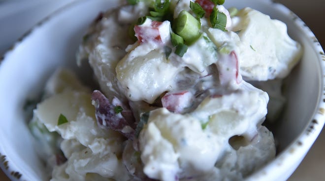 A very necessary bit of magic for practically perfect potato salad is to have the right kind of potatoes — little new red potatoes. [GATEHOUSE MEDIA FILE]