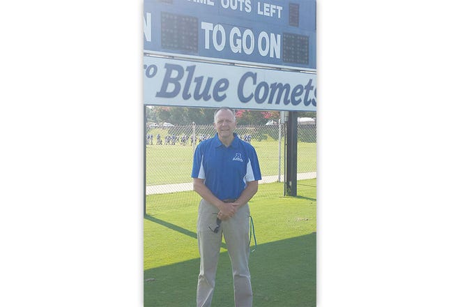 Dr. Tim Allgood is the 'new' Asheboro High School athletic director, a position he held from 1992-97.