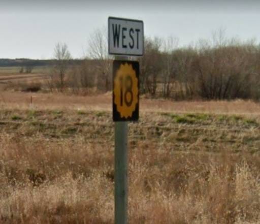 A man was hit by a car around 9:30 p.m. Wednesday on K-18 highway, about four miles west of Manhattan, according to the Kansas Highway Patrol. (Google Maps)