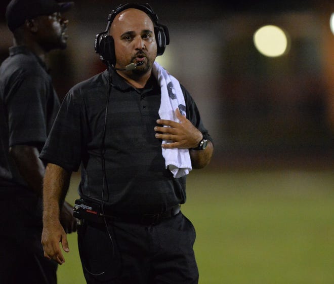 East Ridge Knights head coach Ashour Peera allegedly sent text messages trying to recruit Leesburg High quarterback Wyatt Rector, multiple sources have told the Daily Commercial. [DAILY COMMERCIAL FILE]