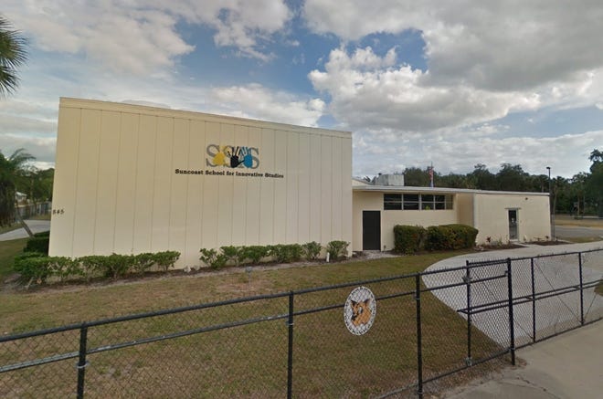 Suncoast School For Innovative Studies, 845 S. School Ave. in Sarasota, earned the county's only D grade this year. [Provided by Google Inc.]