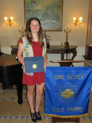 Girl Scout Gold Award recipient Lacey Bowman of Prairieville.