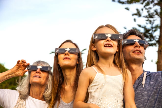 Anyone planning to view the eclipse needs to protect their eyes and not look directly at the sun. [ISTOCK]