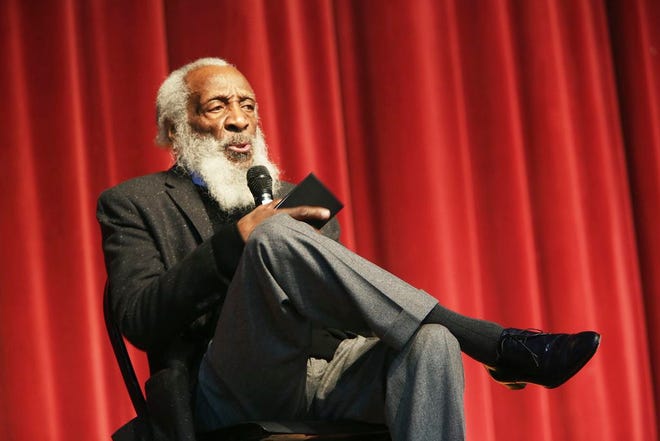 Dick Gregory, the comedian and activist and who broke racial barriers in the 1960s and used his humor to spread messages of social justice and nutritional health, has died. He was 84. Gregory died late Saturday in Washington, D.C. after being hospitalized for about a week, his son Christian Gregory told The Associated Press. He had suffered a severe bacterial infection.