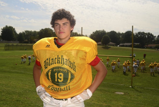 Blackhawk sophomore wide receiver Austin Ochsenhirt spent his freshman year battling cancer. He has now been given a clean bill of health and plans to play a part in the Cougars rebuilding year.