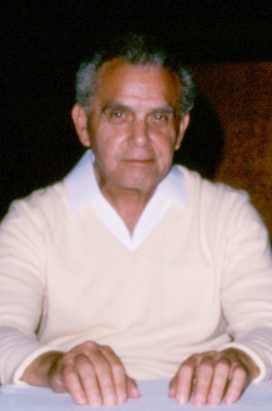 A 1980s photo of Jack Kirby by Marc Hempel [Photo provided by www.kirbymuseum.org]