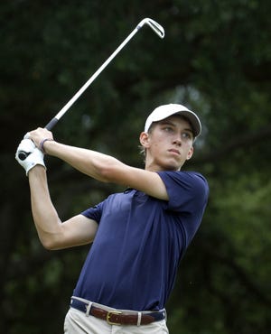 Adam Alvarez has emerged as a driving force in Polk County prep golf after posting some big summer results. He leads All Saints into the 2017 season. [SPECIAL TO THE LEDGER/MICHAEL WILSON]