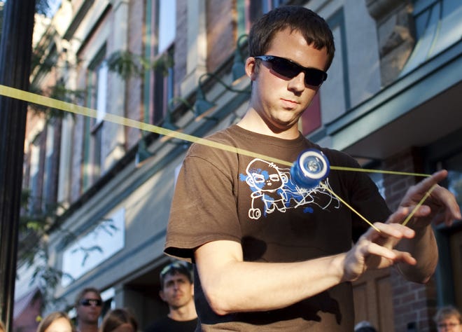 Connor Scholten, of Holland, will perform yo-yo tricks during Street Peformers on Eighth Street on Thursday, August 24, 2017. Scholten is returning to Holland's Street Performers following three straight years of competition at the national level. [Sentinel File]
