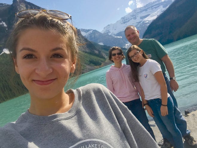 The Lenox family vacation in Banff Canada.