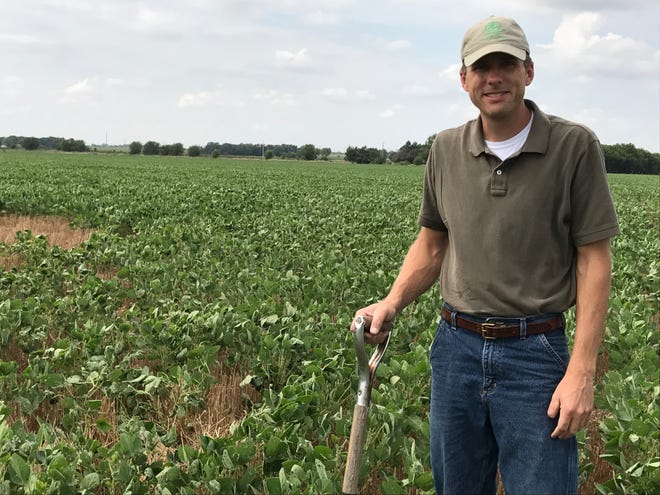 Gypsum area farmer Justin Knopf was featured in a book called "Rancher, Farmer, Fisherman" for his efforts to preserve the soil he farms. Knopf will also appear in a documentary based on the book to air on the Discovery Channel at 8 p.m. Thursday.
