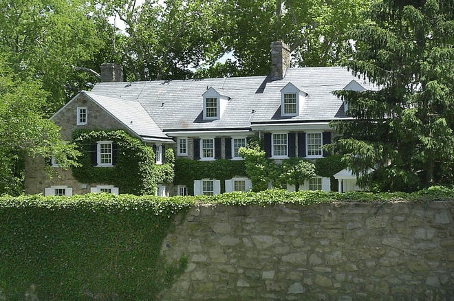 (File) The Paxson Estate on Route 202 in Buckingham Township pictured here in 2001. The property is for sale for $10 million and offered outside the Paxson family for only the second time since 1680.