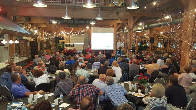 Forreston State Bank organized a crop weather outlook and market insight summit recently held at the Barnacopia in Polo. [PHOTO PROVIDED]