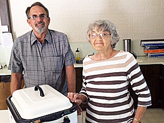 Ken Neuenschwander and Marilyn Shetler are looking forward to the Mississippi catfish fry, to be Saturday from 4:30-7 p.m. at Sonnenberg Mennonite Church near Kidron. There will be farm fresh catfish, hush puppies, coleslaw, buttered red skin potatoes, baked beans, ice cream, cookies/bars and beverage. All donations will directly support Sonnenberg’s mission projects. Carryouts will be available.