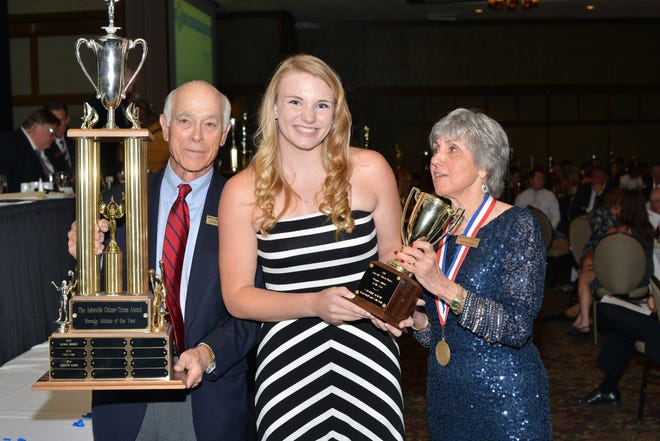 North Henderson High basketball and volleyball standout Caroline Marsh was named the Female Athlete of the Year for 2017 at the WNC Sports Awards Banquet. [SUBMITTED PHOTO]
