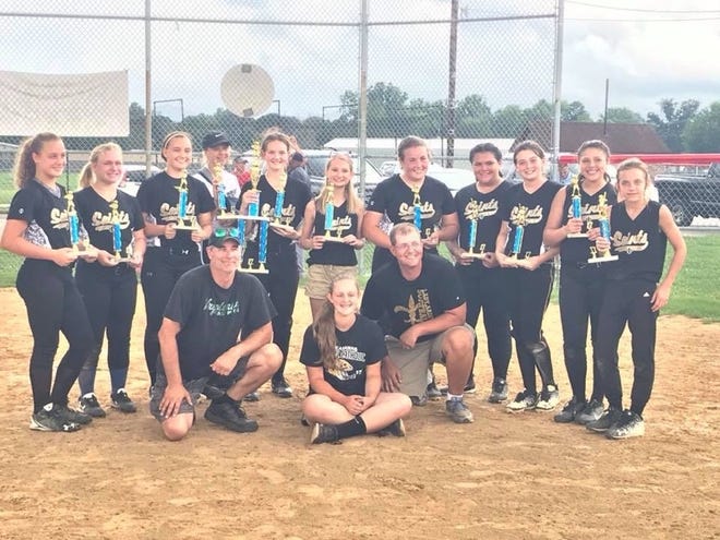 Submitted photo

The Tuscarawas Central Catholic Saints 14U softball team successfully defended their Tuscarawas County Softball League title this past summer. The Saints finished the 2017 season with a 17-2 record, winning the season ending tournament for the second straight year. The Saints’ 14U team has compiled a 34-2 record over the last two seasons.

The team participants by grade were:: 9th - Maddie Lakota, Halli Blanchard; 8th – Marisa Supers, Kara Harrison, Raegan Fitzgerald, Sydney Selinsky, Sophia Knight; 7th – Maddie Rothrock, Gina Sciarretti, Jersi Hickman; 6th – Maddie Ferrell, Megan Peltz, Maria Meiser, Reese Triplett, Meg O’Donnell; 5th – Avae Buss; 4th - Julia Sciarretti. The coaches were Bill Palmer, Jerry Knight, John Peltz and Amber Peltz.