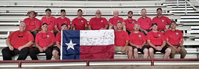 Members of the Henderson County Technical Rescue Team who made the trip to Texas to help with rescue efforts following Hurricane Harvey. [CONTRIBUTED PHOTO]