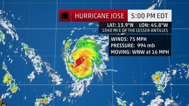 Hurricane Jose. [THE WEATHER CHANNEL]