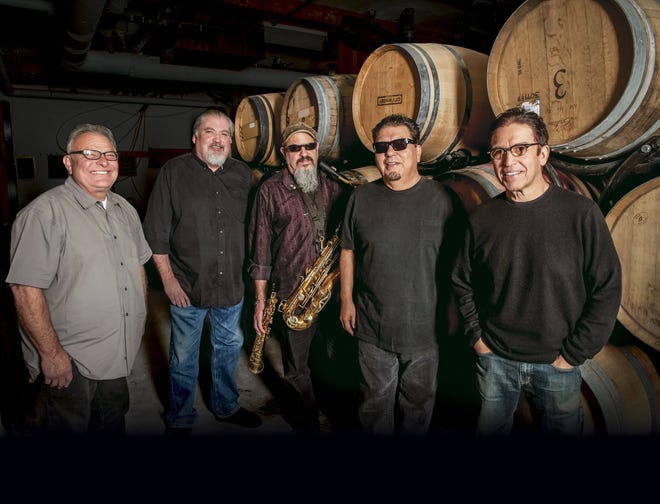 Los Lobos, with Steve Berlin at center, will perform Saturday at Big Orange Music Festival in Punta Gorda. [Courtesy photo]