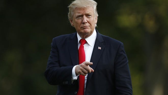 President Donald Trump, shown in an Aug. 30 photo, announced nominations Thursday to fill five judicial vacancies in Texas. CAROLYN KASTER / ASSOCIATED PRESS
