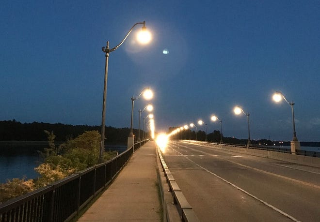 Decorative lighting on the Scammell Bridge in Durham could be turned on again after years of darkness thanks to the generosity of a Dover company. [Photo/Courtesy]